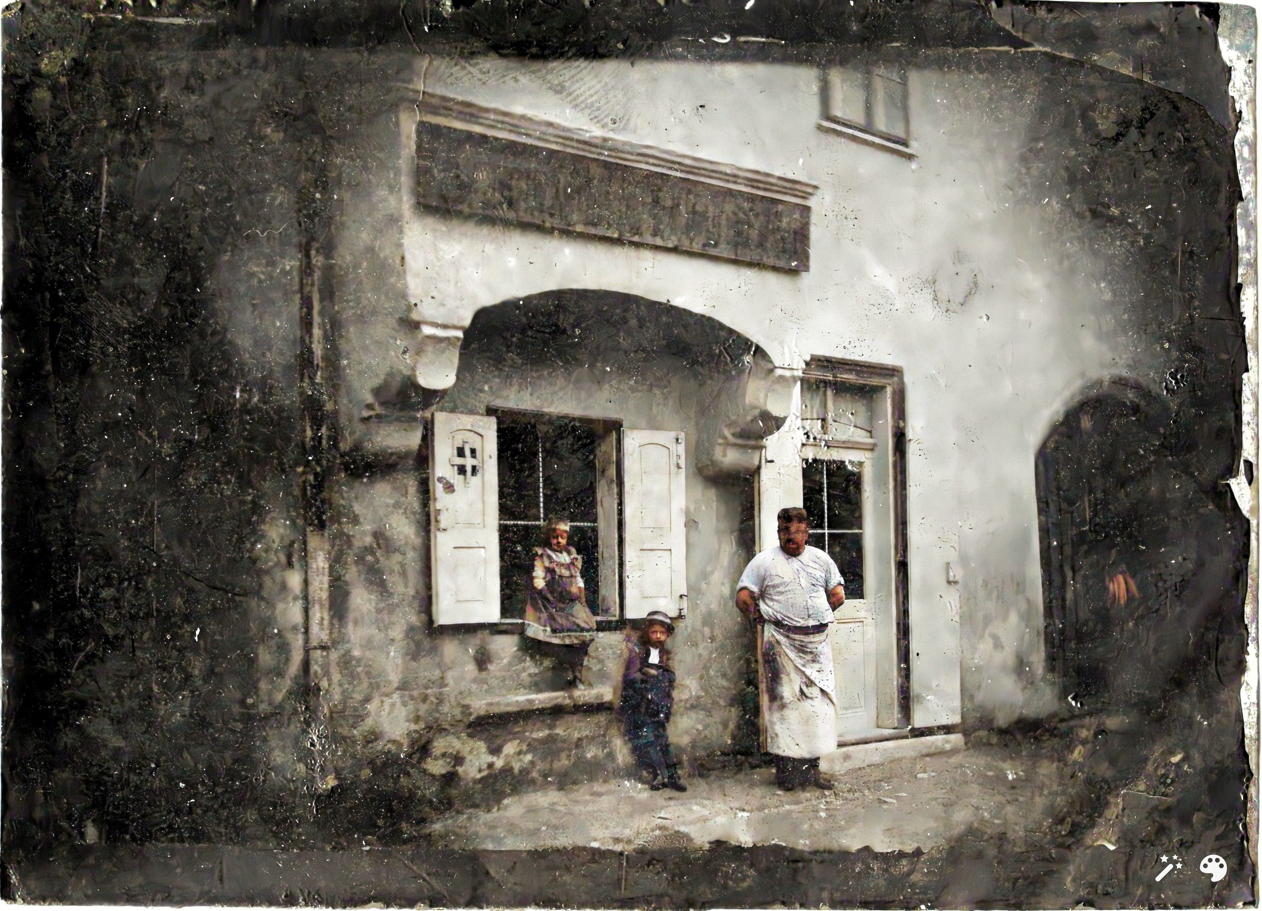 ca 1900 Dr. Dophstrasse 5 kolloriert